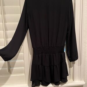 Chic Black Long Sleeve Dress